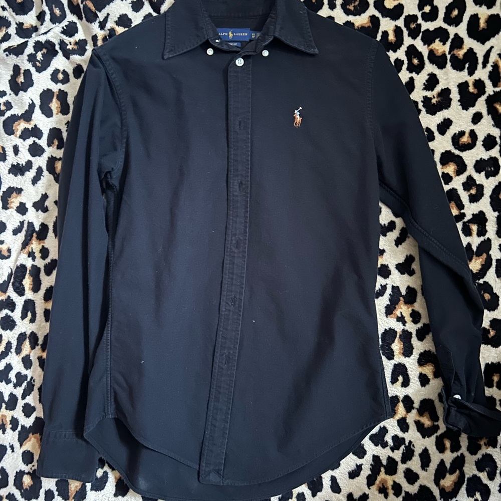 Ralph Lauren Black Casual Button Down Shirt
